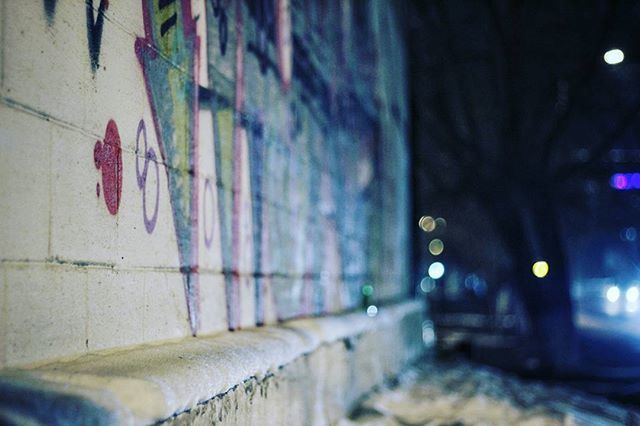 VIEW OF ILLUMINATED LIGHTS AT NIGHT