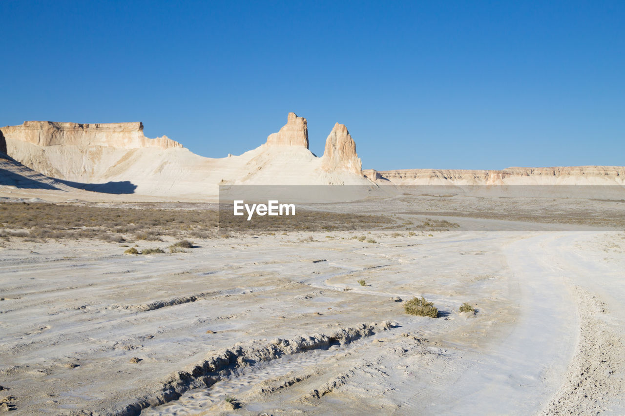 scenic view of desert against sky