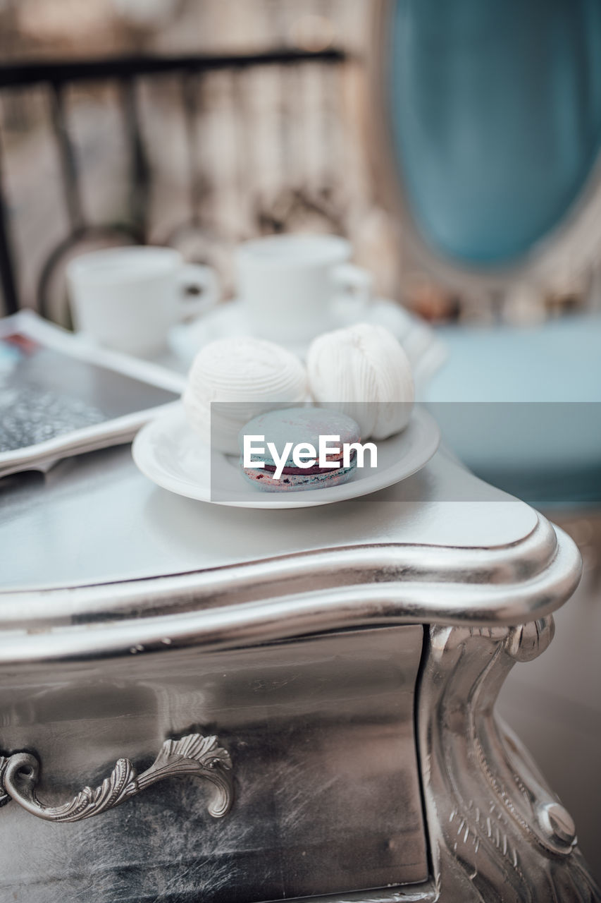 Close-up of cake on table