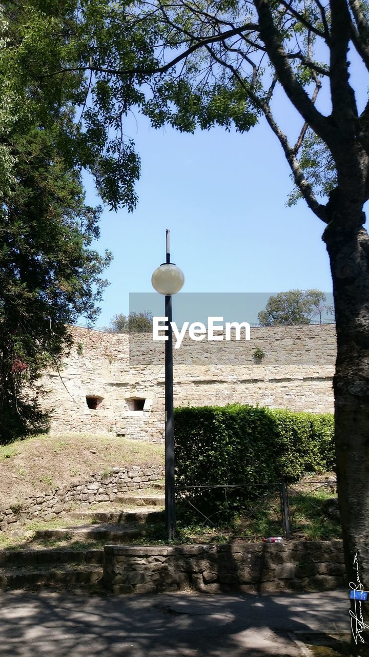 VIEW OF STREET LIGHT AGAINST SKY