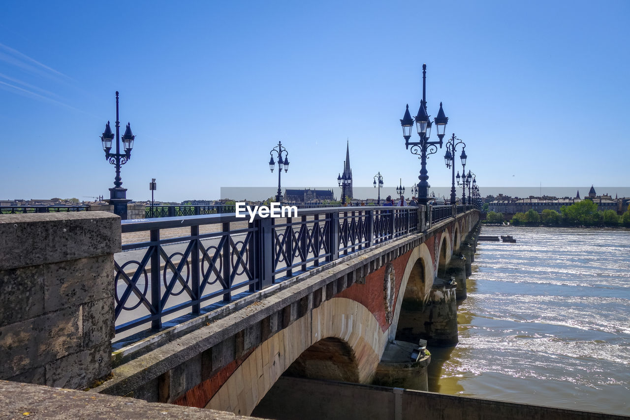 BRIDGE OVER RIVER AGAINST SKY