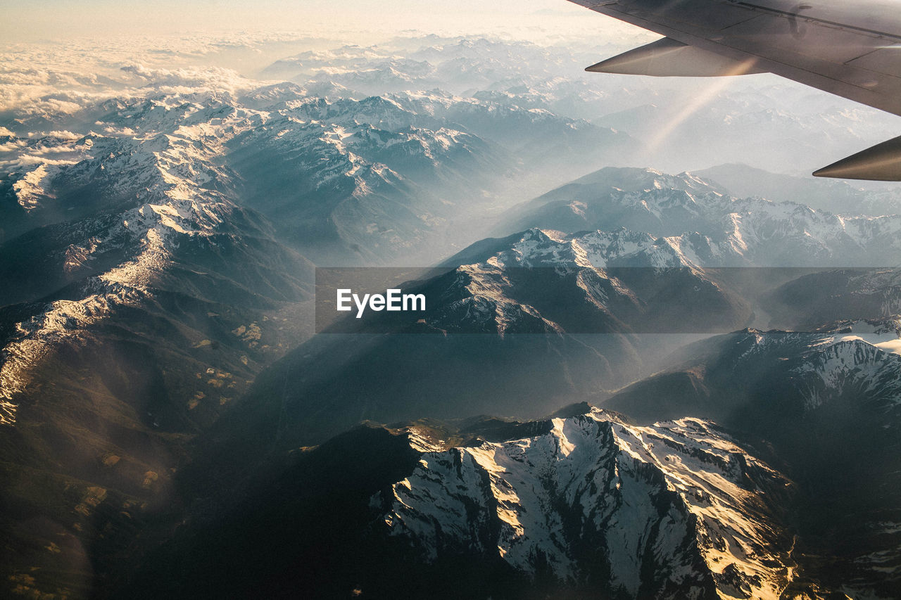 Aerial view of landscape