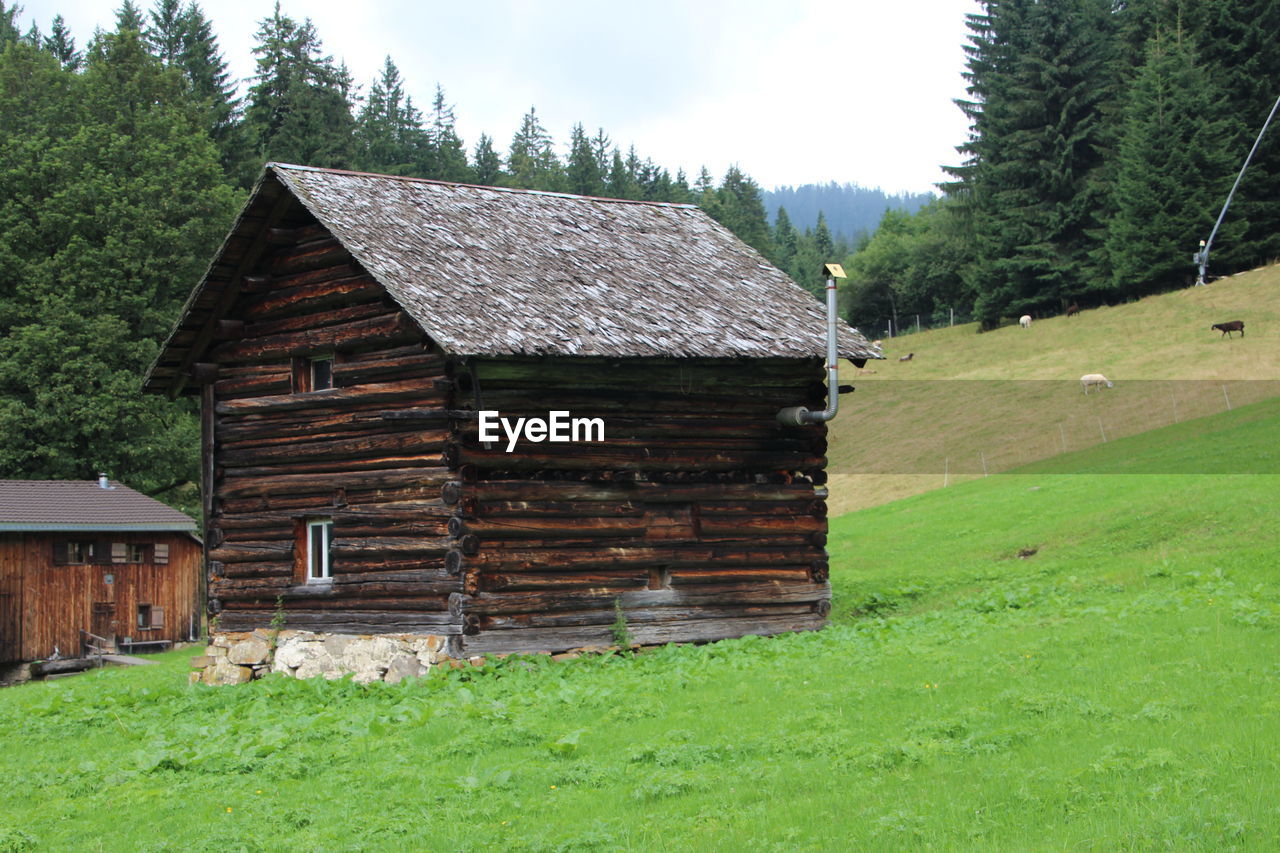 VIEW OF HOUSE ON FIELD