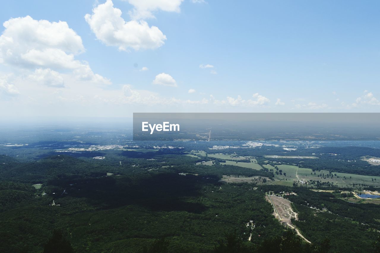 Aerial view of landscape