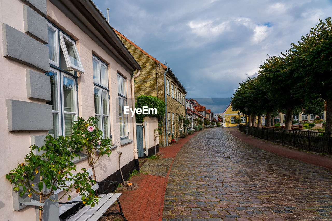 Holm fishing settlement in schleswig, germany.