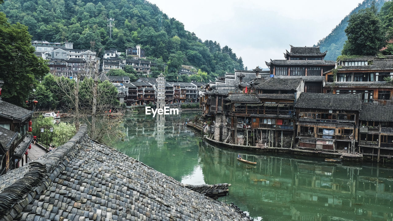 Buildings at waterfront