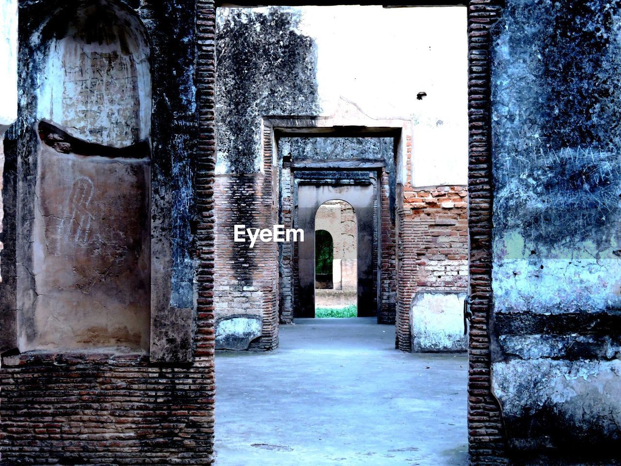 Entrance of old building