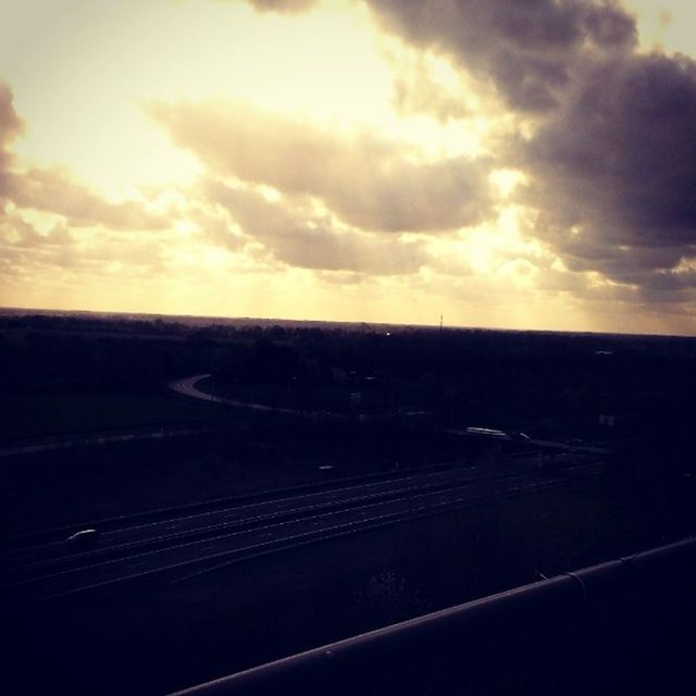 VIEW OF LANDSCAPE AGAINST CLOUDY SKY