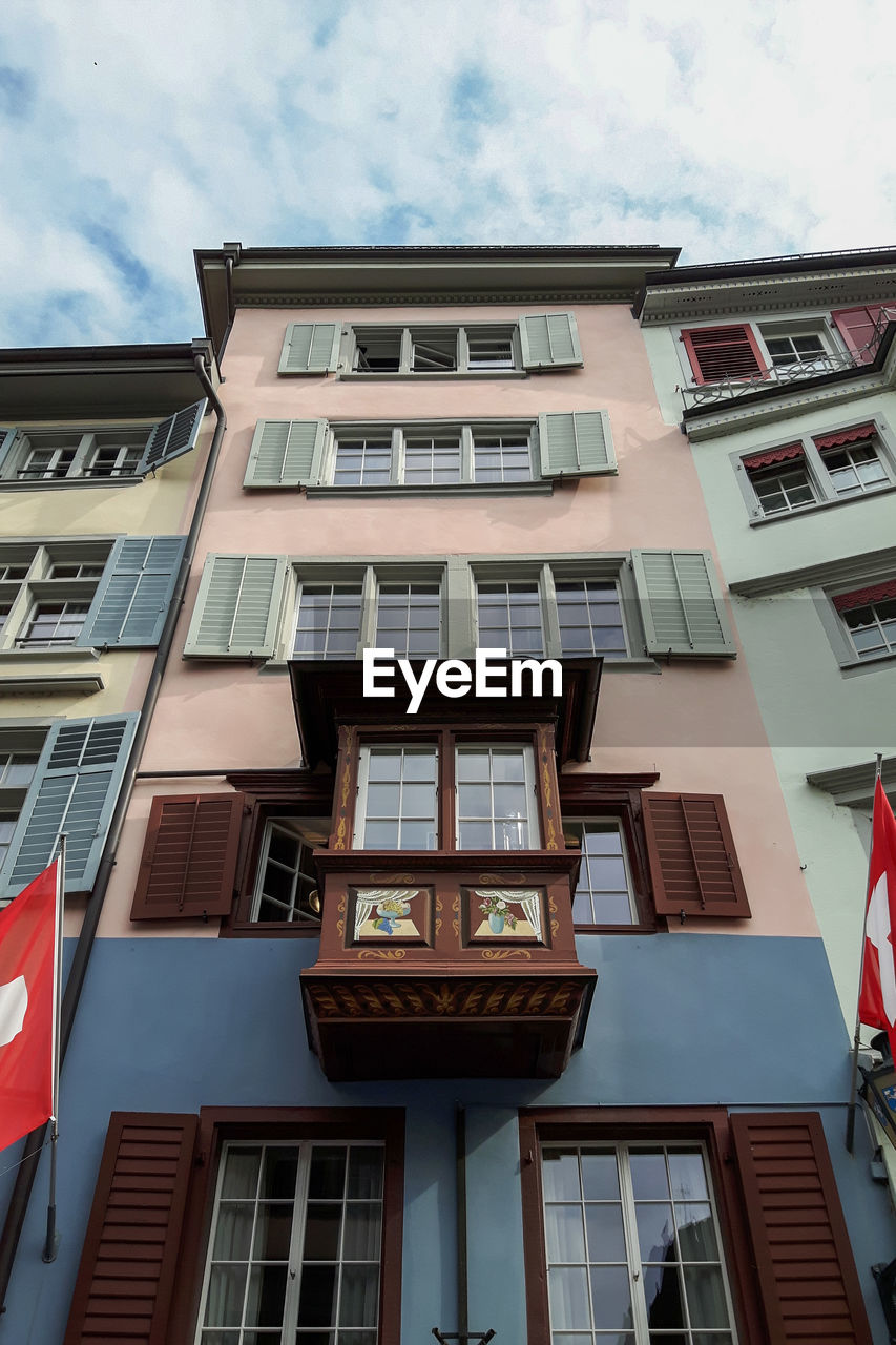 LOW ANGLE VIEW OF RESIDENTIAL BUILDINGS