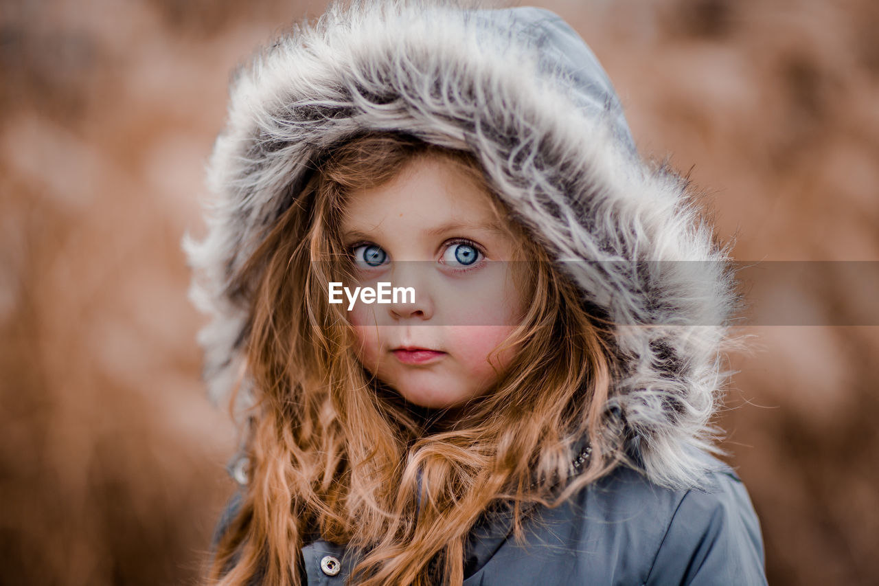 Close-up portrait of girl