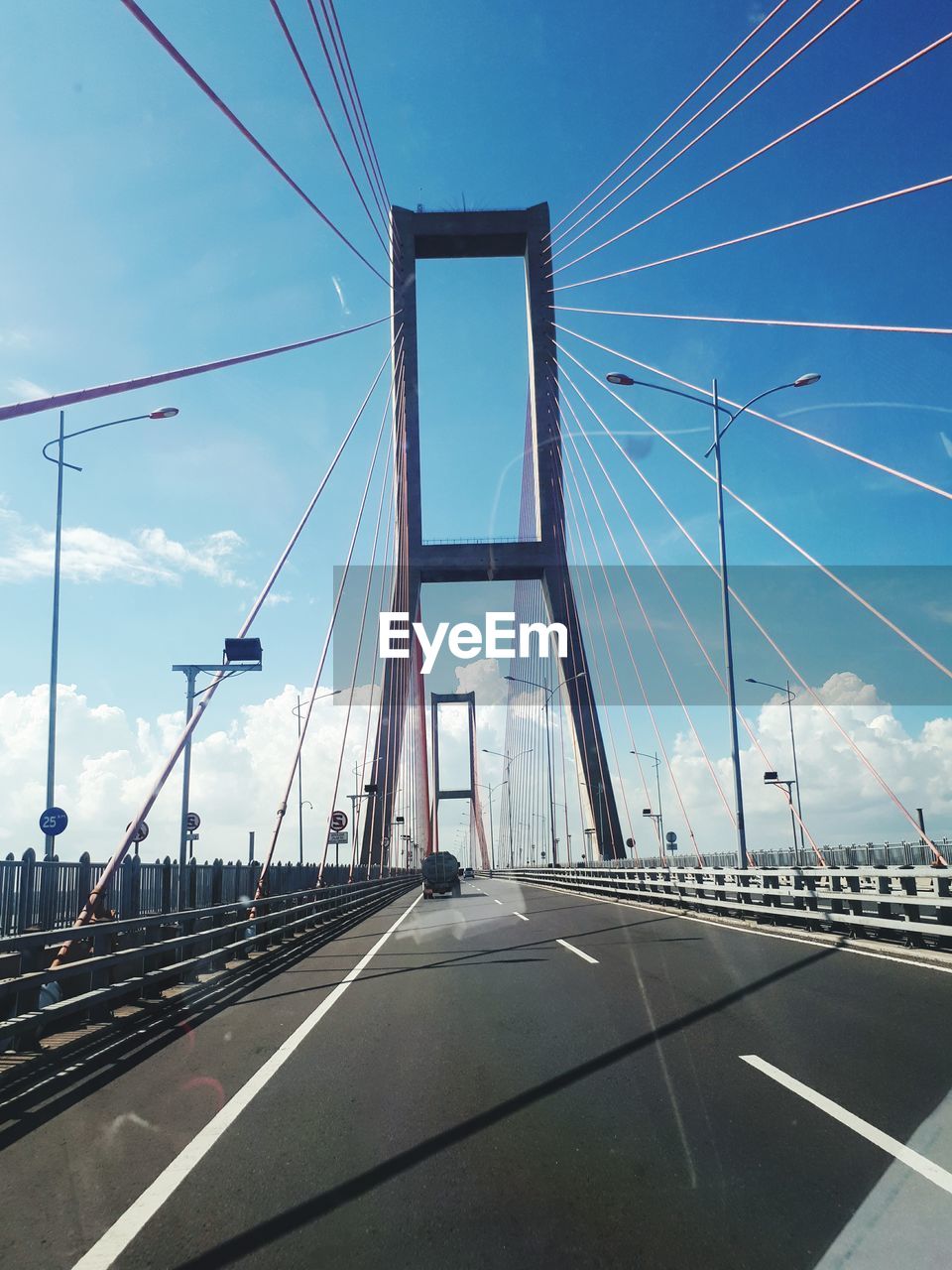 VIEW OF SUSPENSION BRIDGE