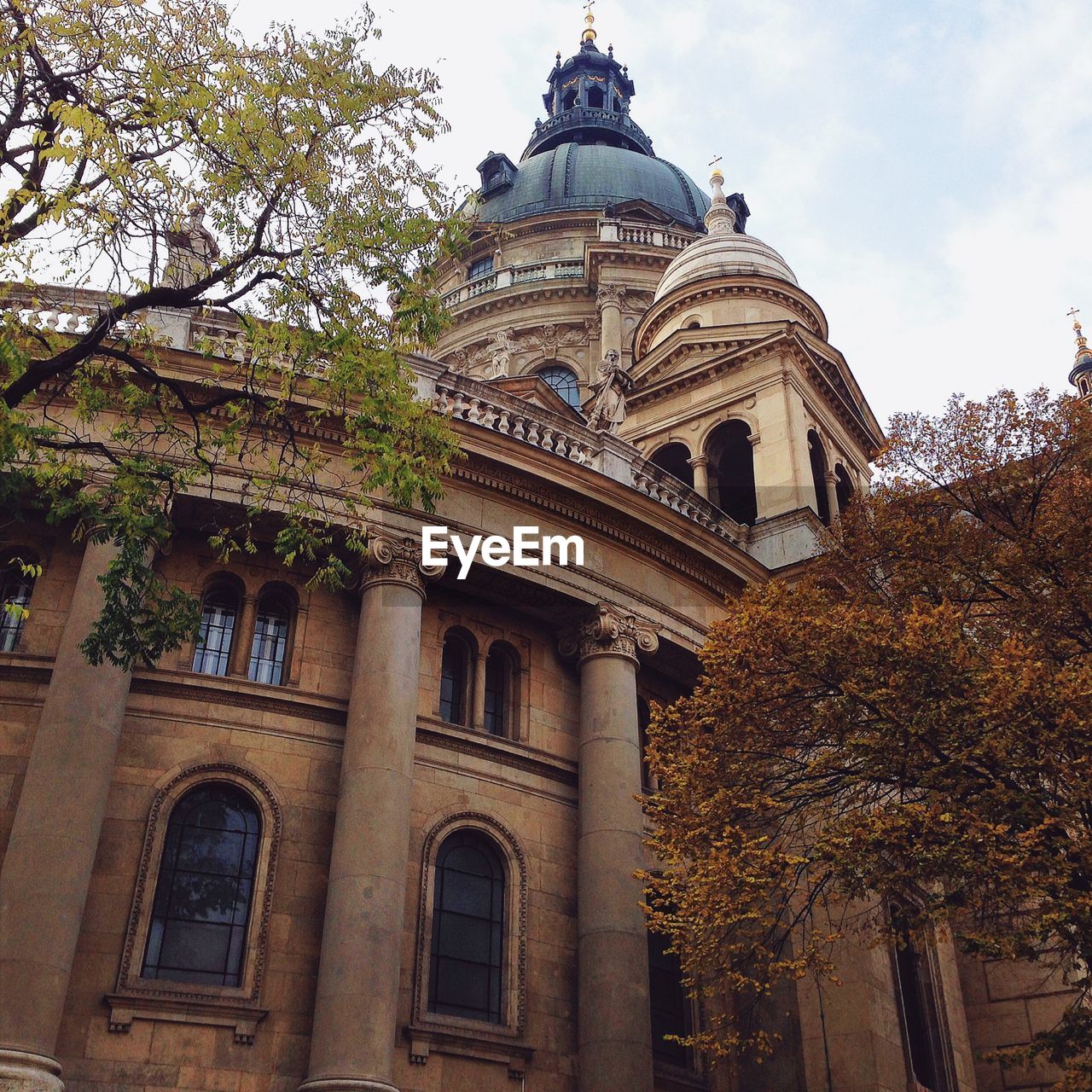 Low angle view of st stephen basilica