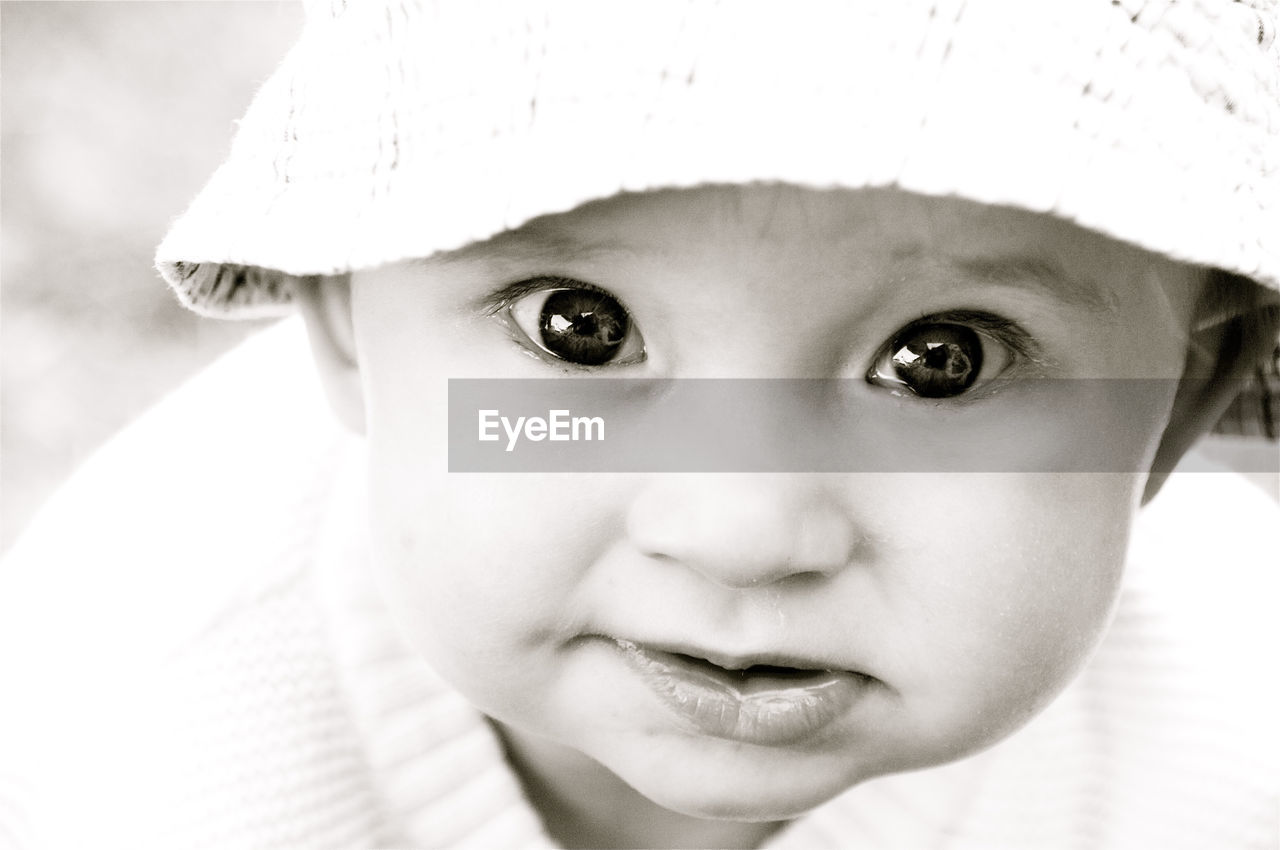 Close-up portrait of cute girl 