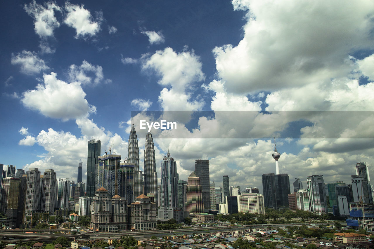 MODERN BUILDINGS AGAINST SKY