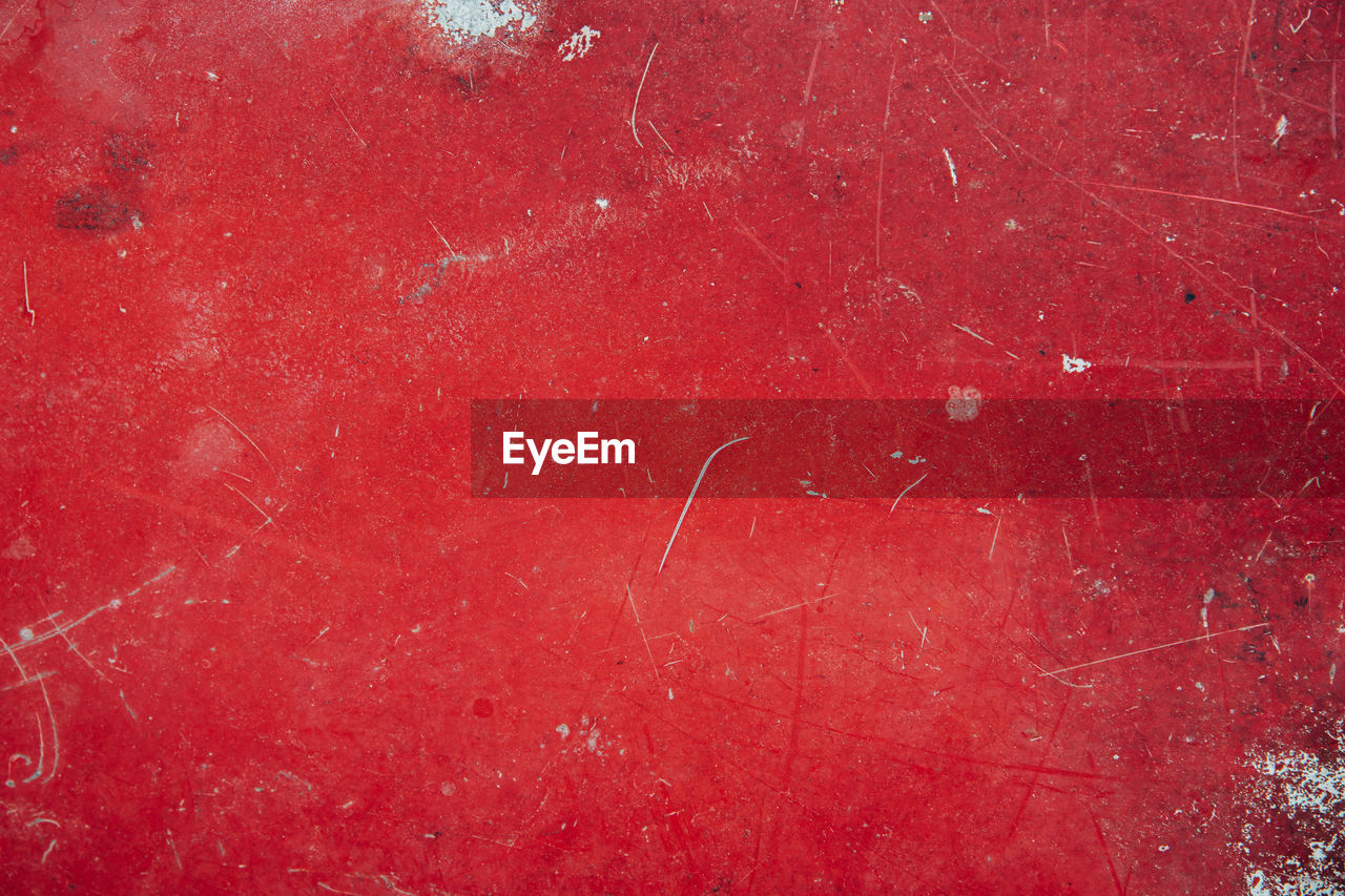 red, backgrounds, full frame, textured, no people, close-up, scratched, abstract, wall - building feature, dirt, pattern, damaged, weathered, pink, old, day, paint, flooring