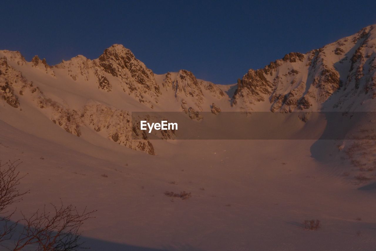 SCENIC VIEW OF DESERT AGAINST CLEAR SKY