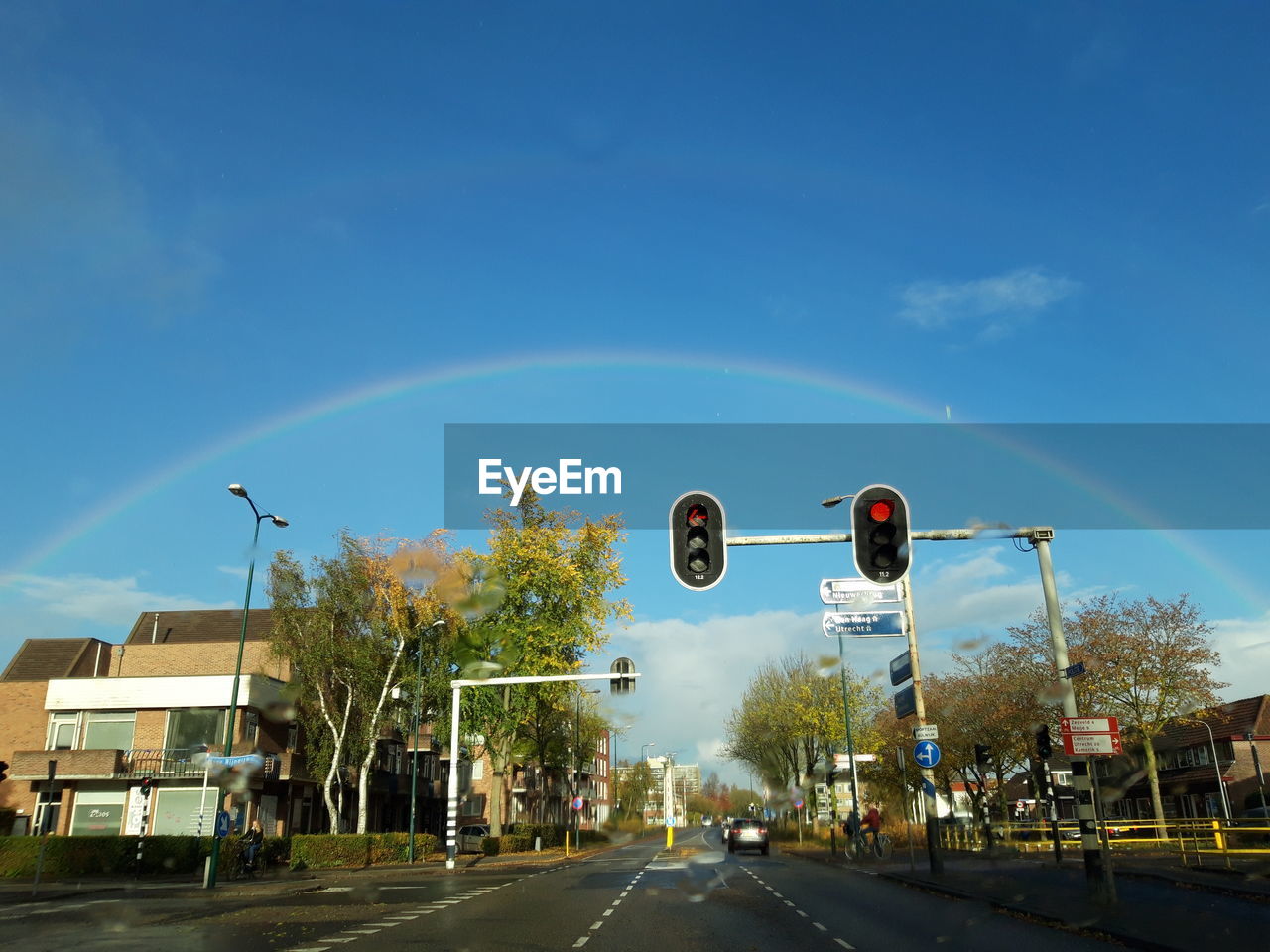 ROAD SIGN AGAINST SKY