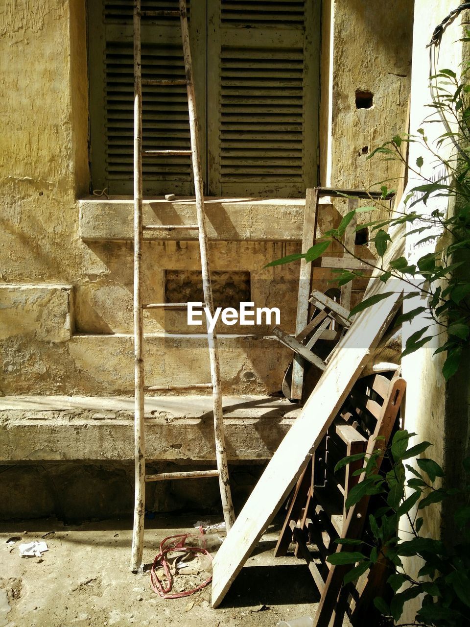 STEPS LEADING TOWARDS BUILDING