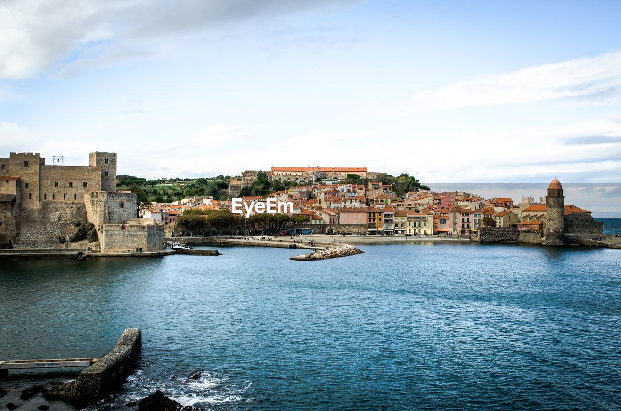 View of city at waterfront