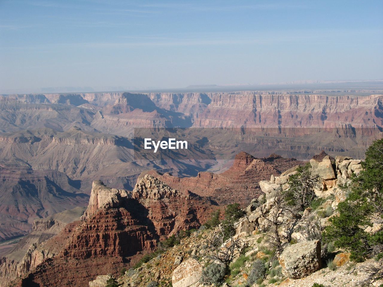 Aerial view of landscape