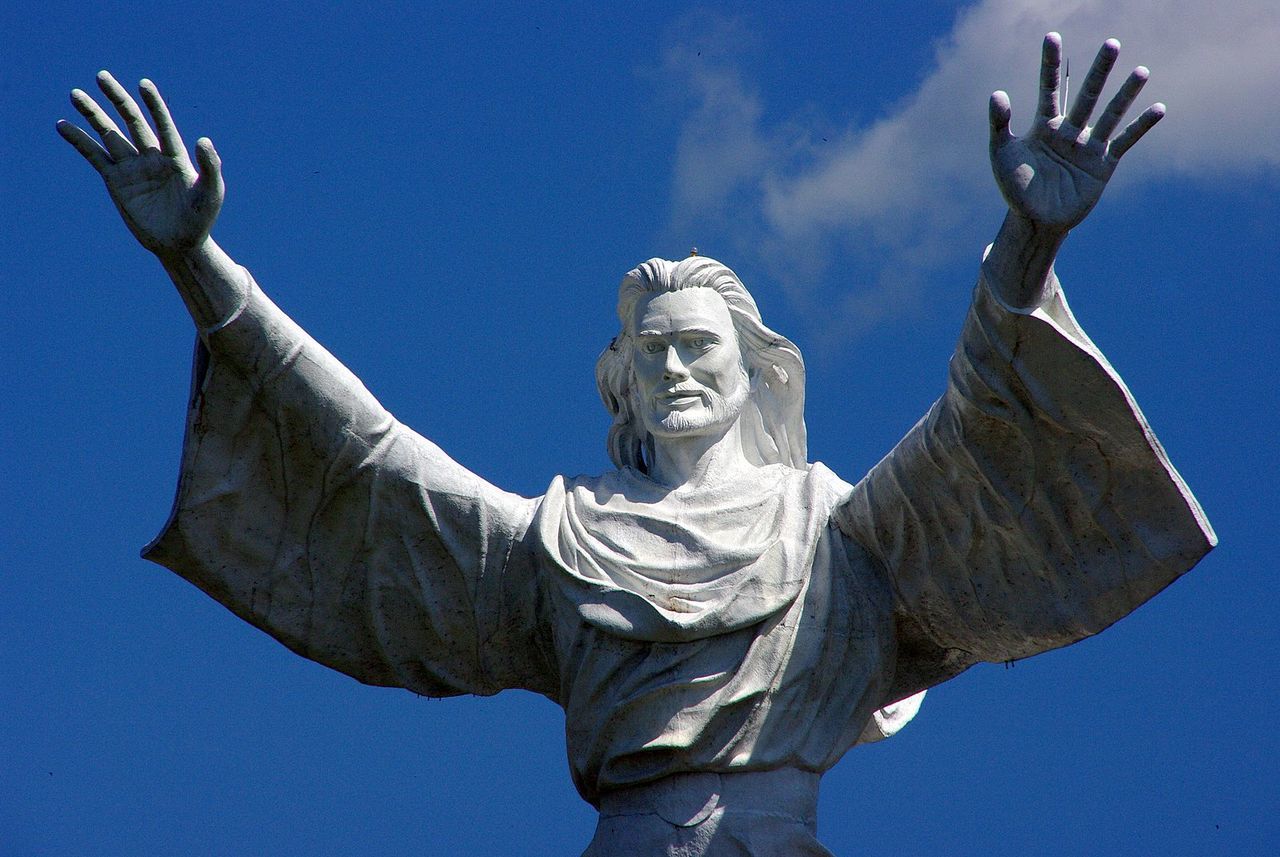 LOW ANGLE VIEW OF STATUE AGAINST SKY