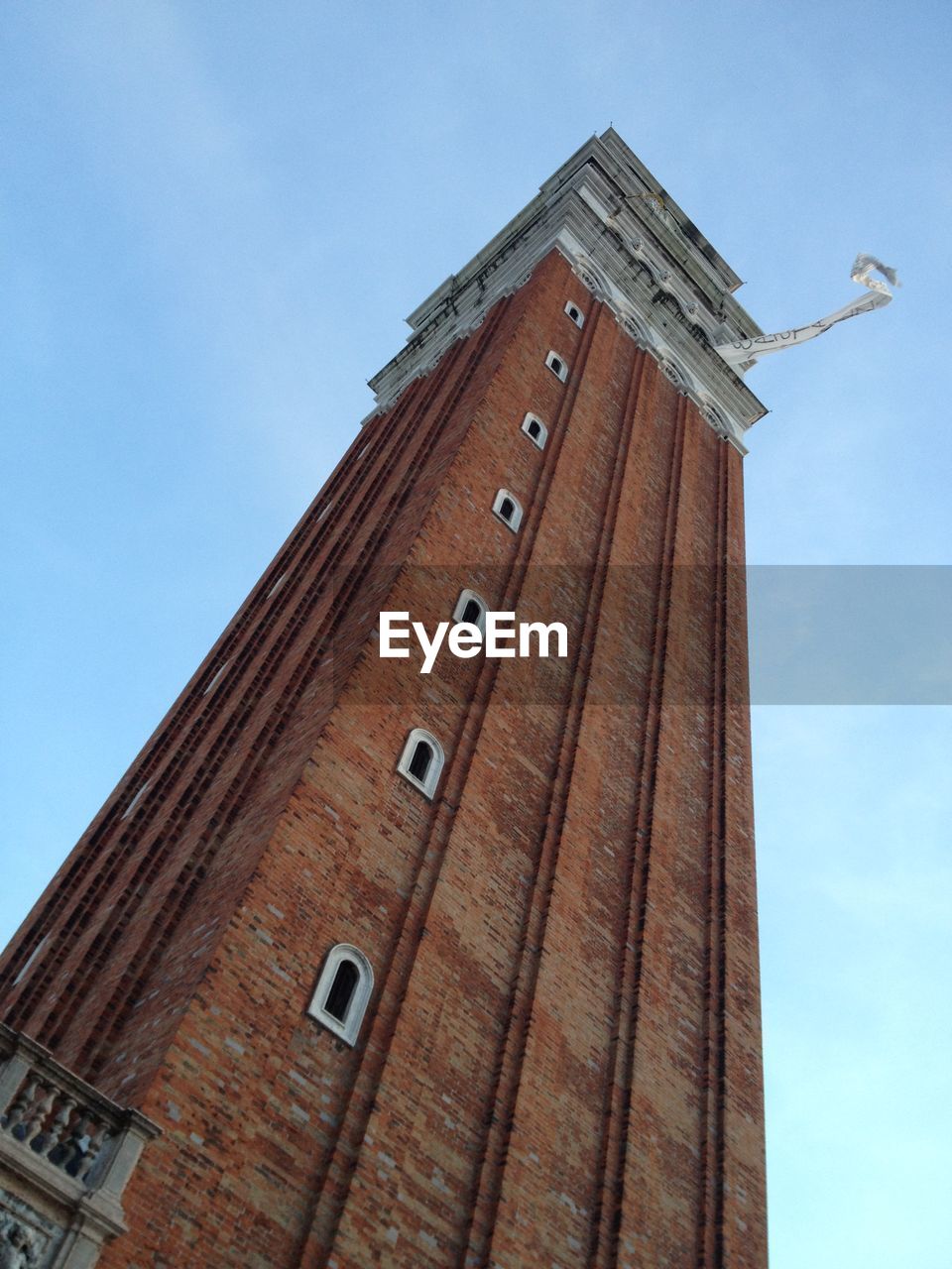 Low angle view of san marco campanile