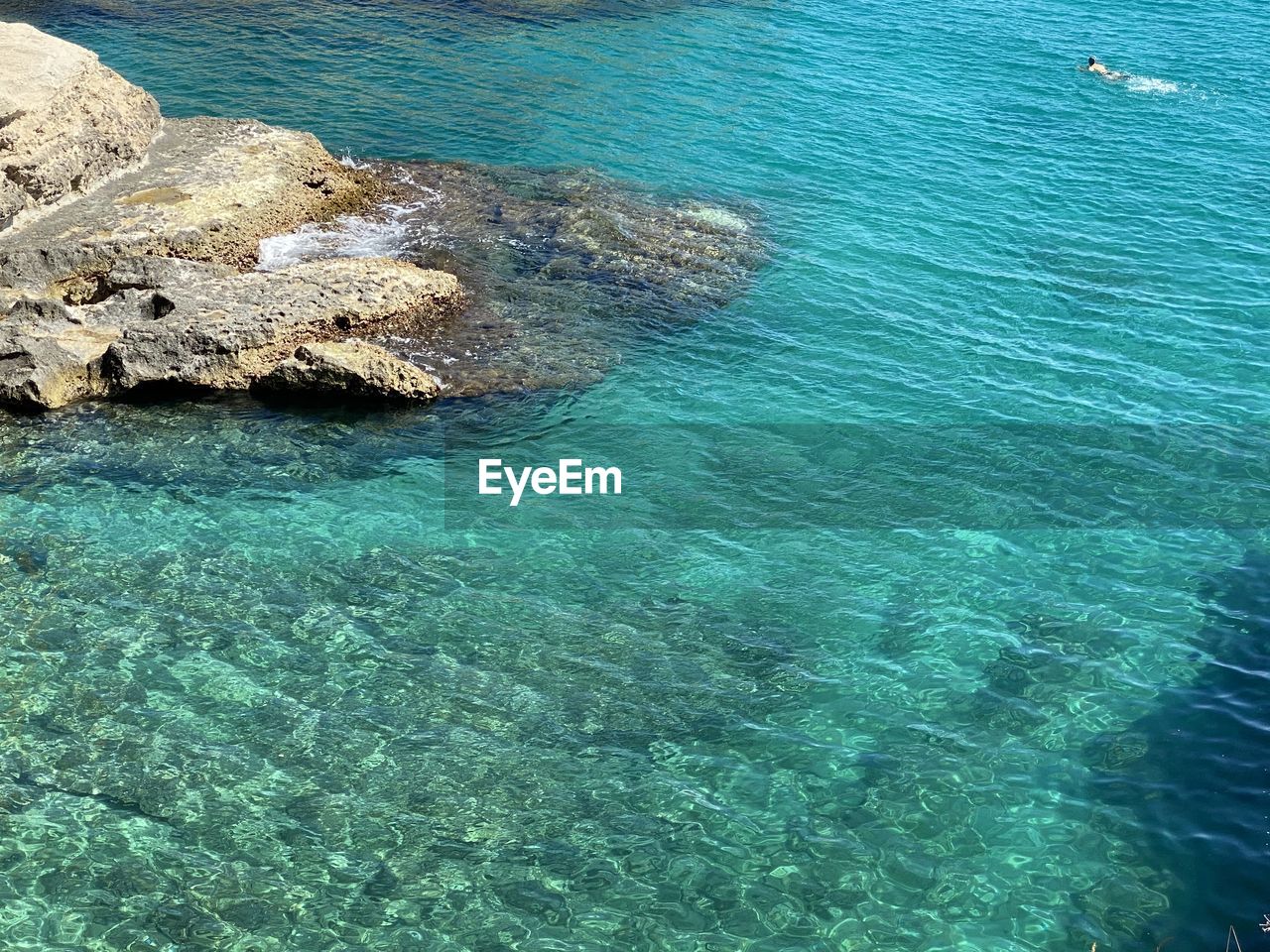 HIGH ANGLE VIEW OF SEA SHORE