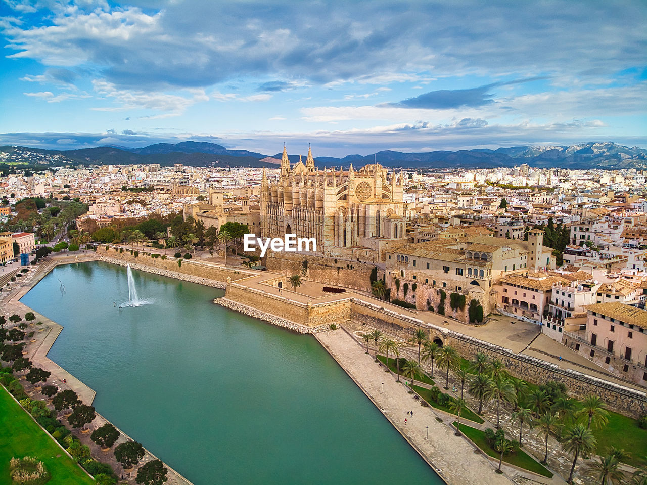 HIGH ANGLE VIEW OF CITY BUILDINGS