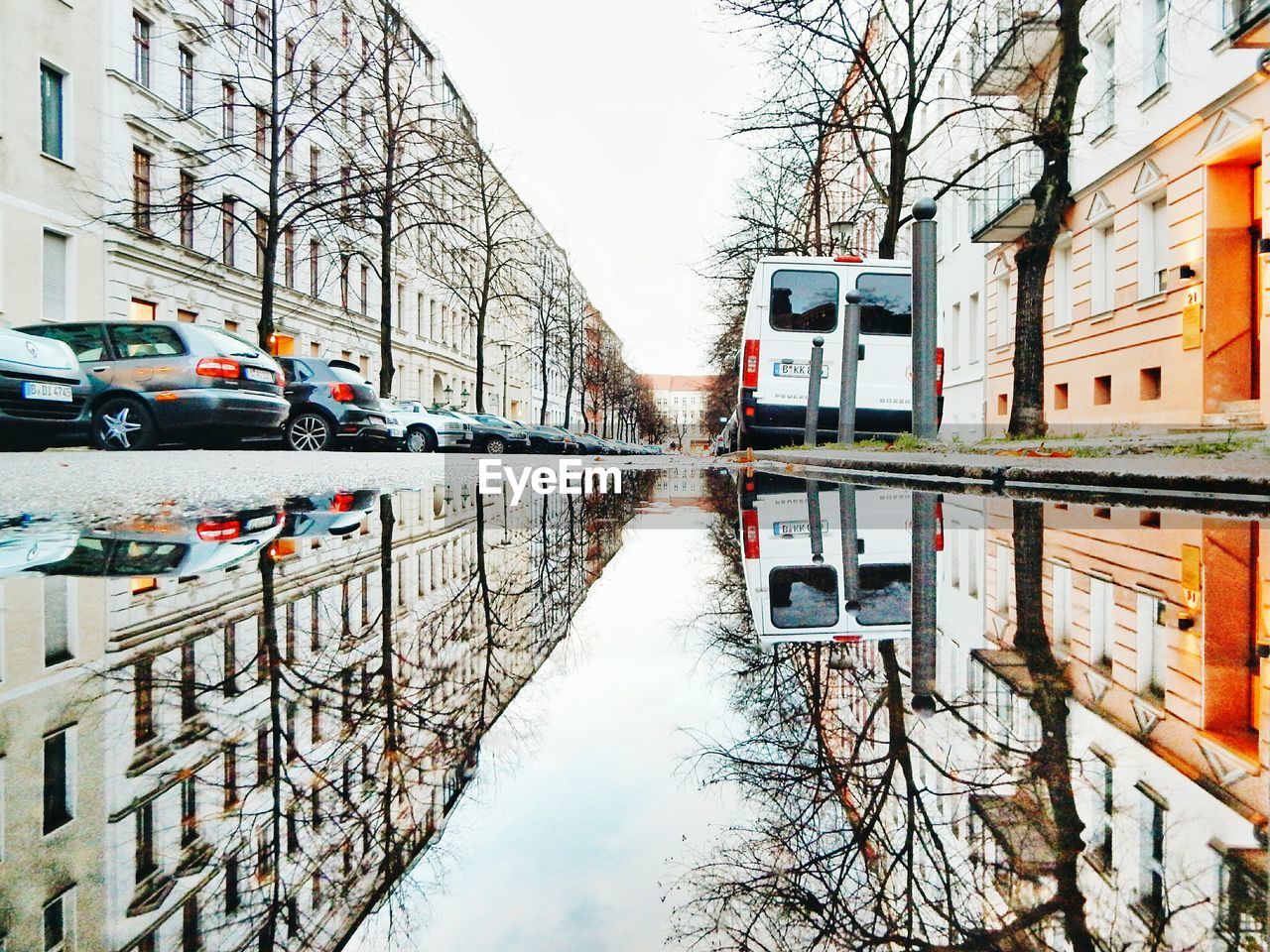 VIEW OF CANAL ALONG BUILDINGS