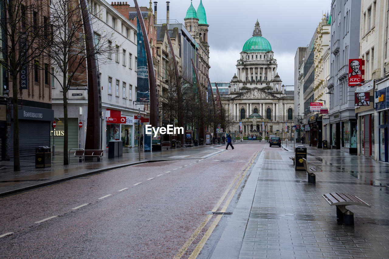 VIEW OF ROAD LEADING TOWARDS CATHEDRAL