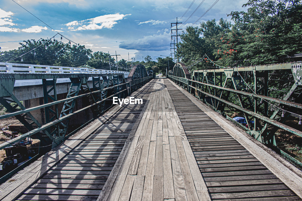 FOOTBRIDGE AGAINST SKY