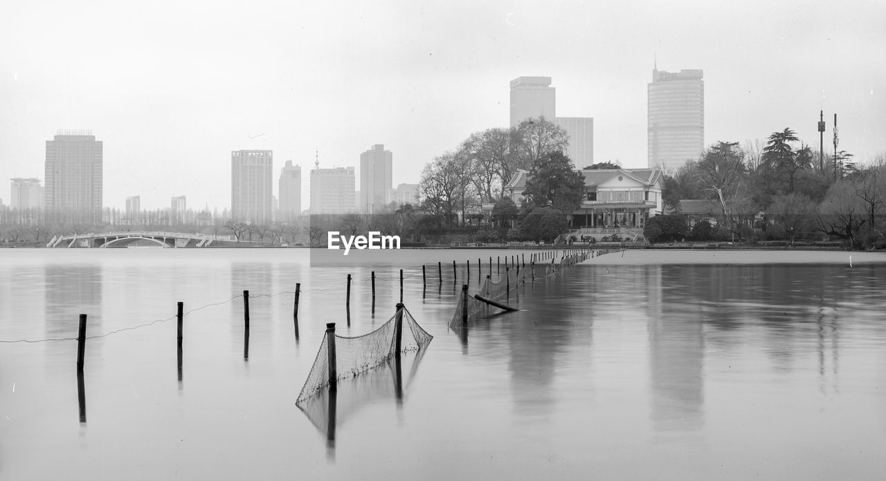 VIEW OF CITY BY RIVER