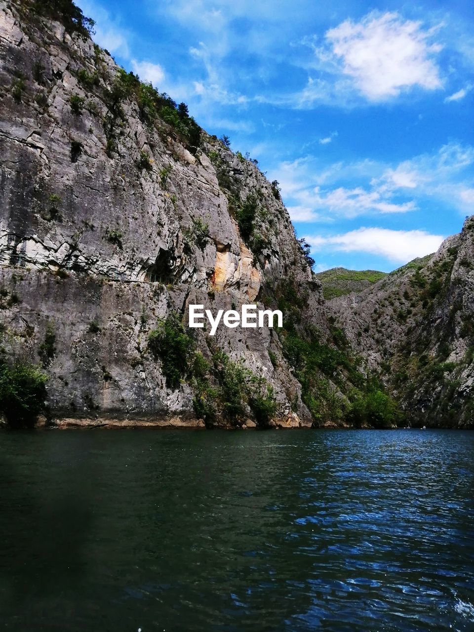 Scenic view of mountain against sky