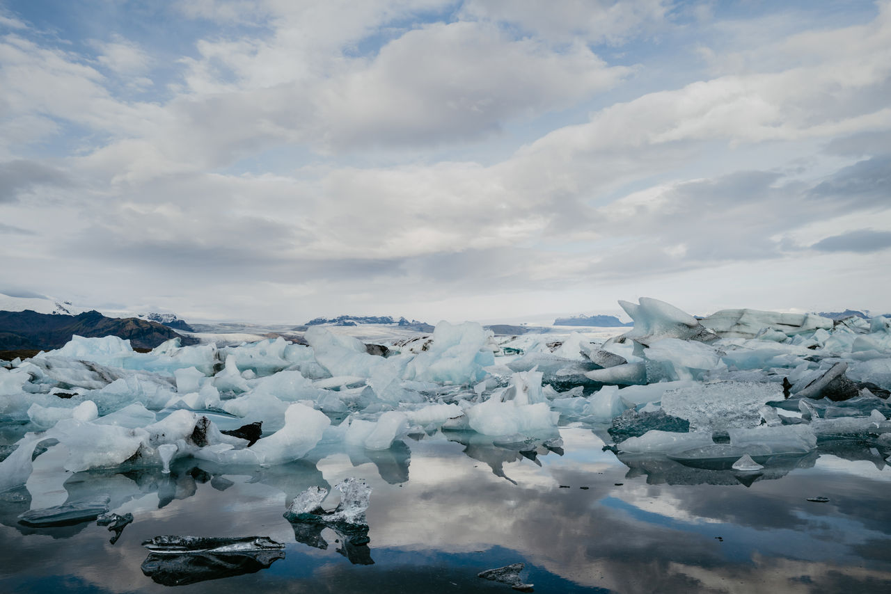 Jökulsárlón glacier lake in iceland