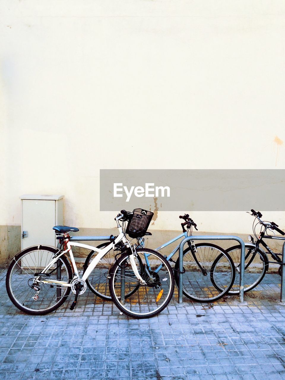 BICYCLES PARKED ON BICYCLE