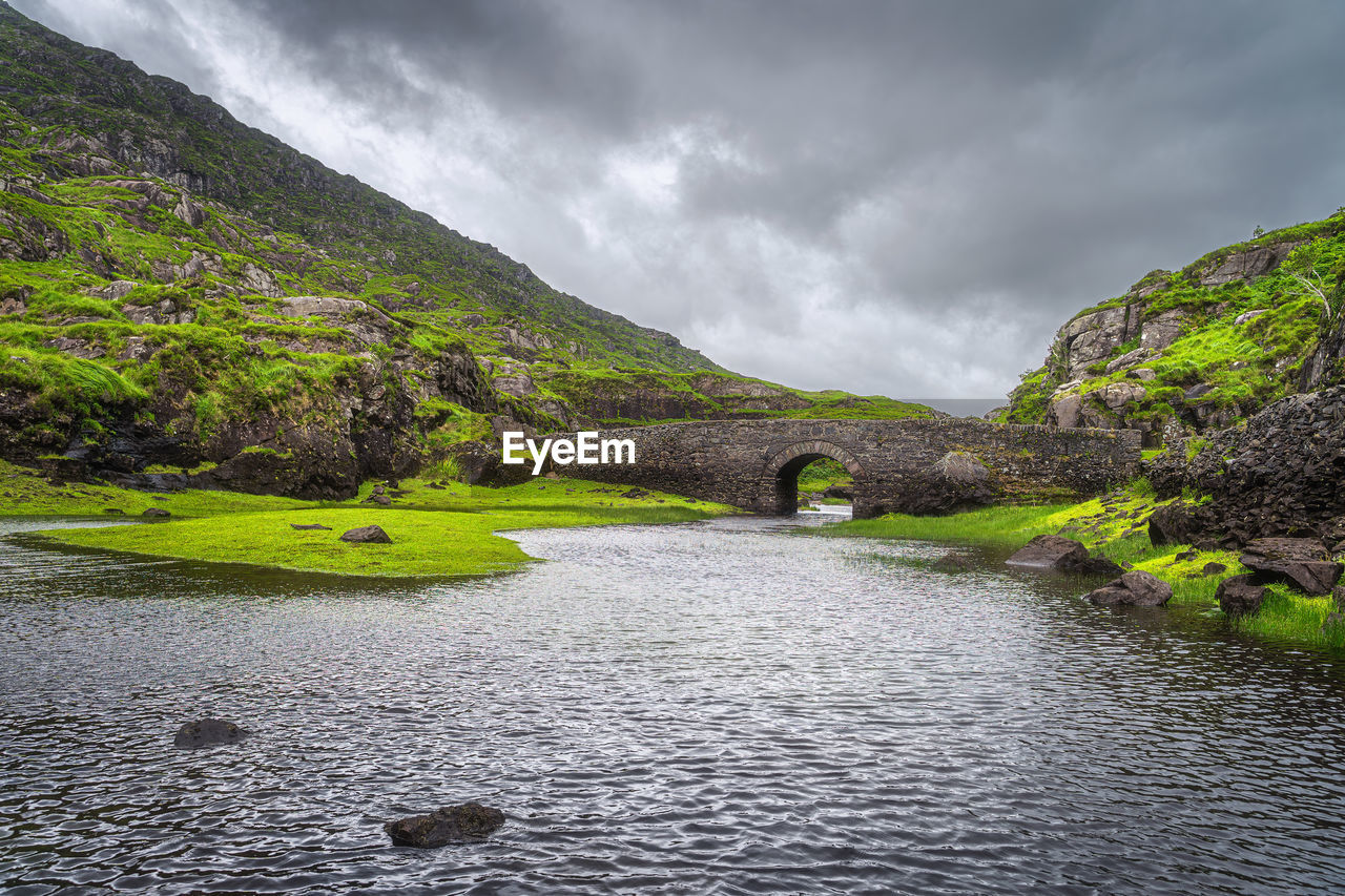 BRIDGE OVER RIVER AGAINST SKY