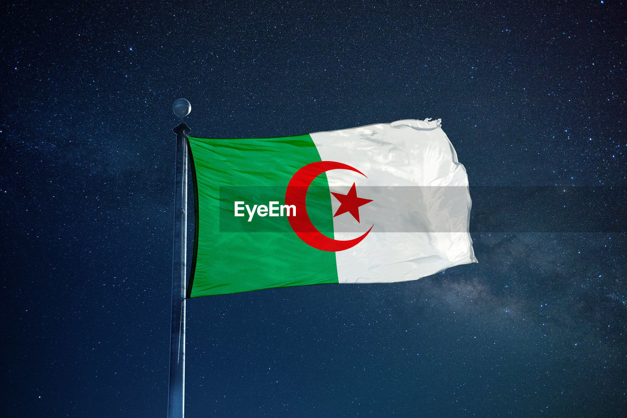 LOW ANGLE VIEW OF FLAGS FLAG
