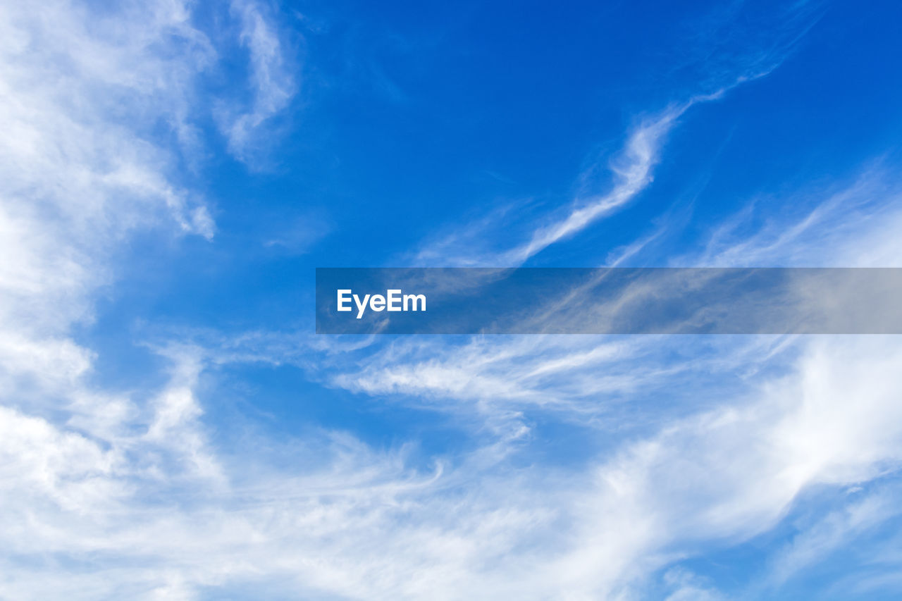 Low angle view of clouds in sky