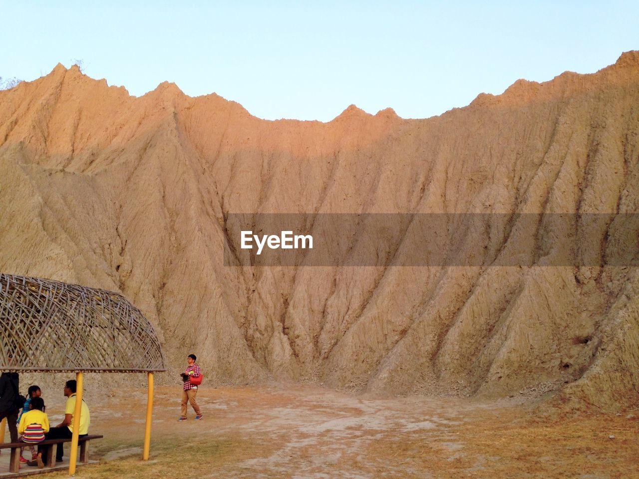 Scenic view of mountain against sky