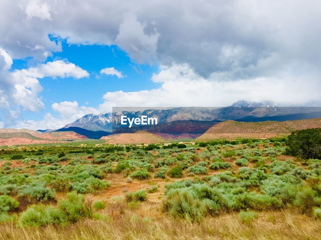 Scenic view of landscape against sky