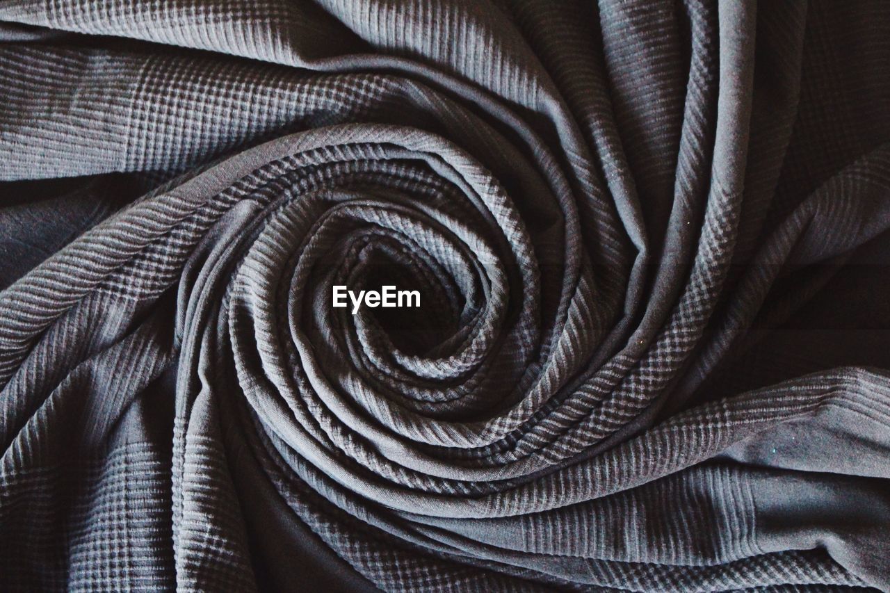 Full frame shot of spiral fabric