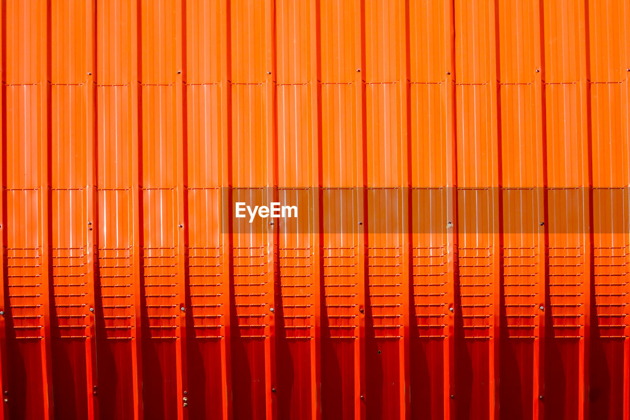Full frame shot of orange building