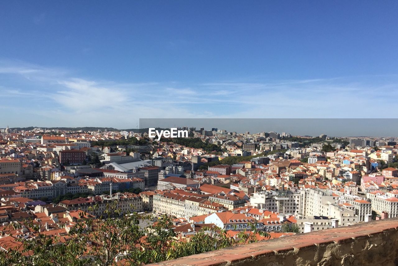 VIEW OF CITYSCAPE AGAINST SKY