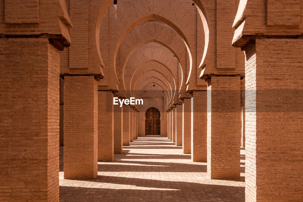 Corridor of historic building