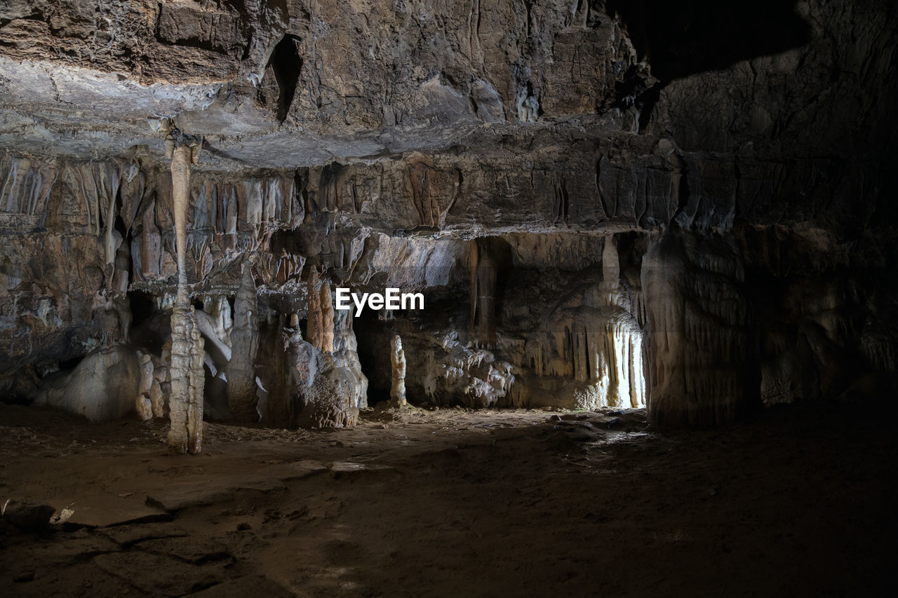 VIEW OF CAVE THROUGH ROCK