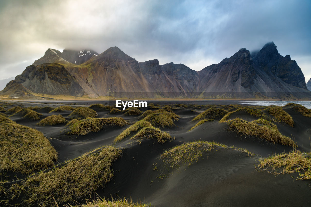 Black sand beach in iceland