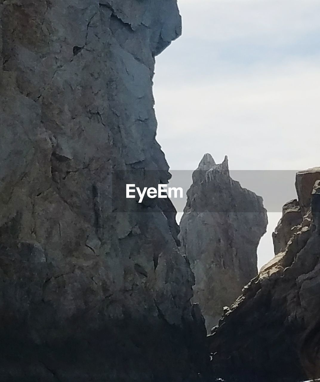 LOW ANGLE VIEW OF CLIFFS