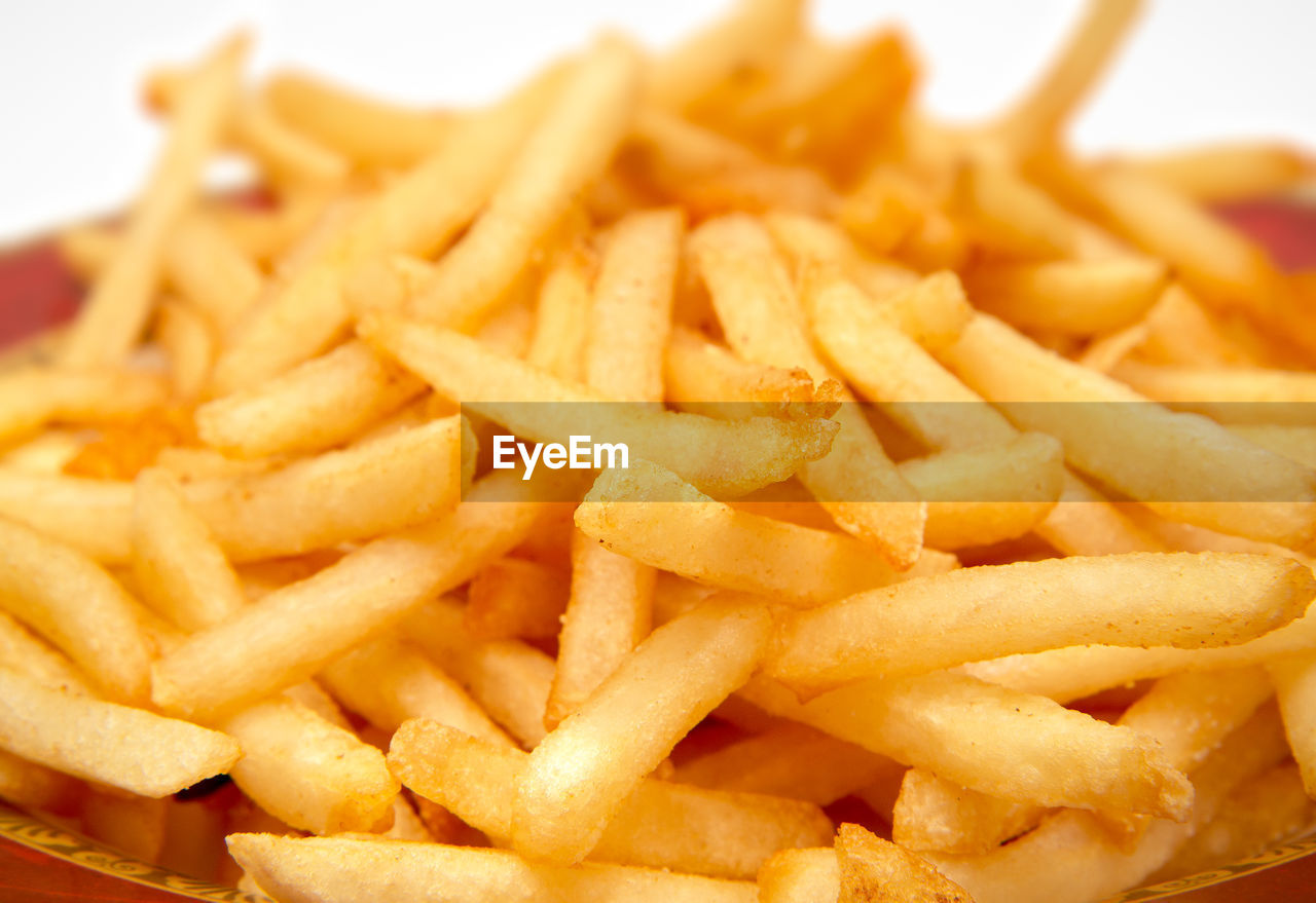 CLOSE-UP OF FRESH FRIES WITH RICE AND YELLOW AND WHITE