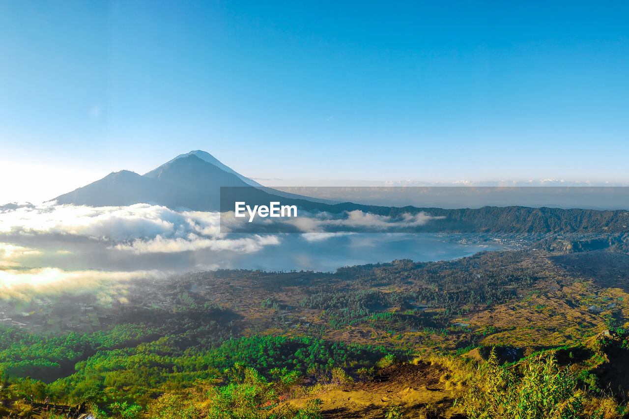 VIEW OF VOLCANIC LANDSCAPE