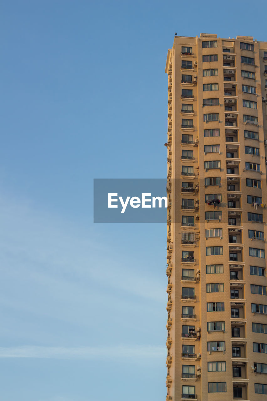 Low angle view of building against sky